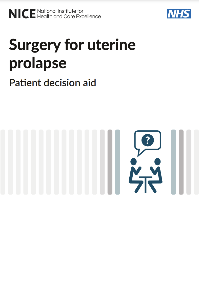 surgery for uterine prolapse